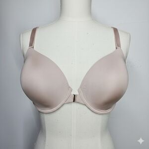Soma Size 38D Bra Underwire Blush Pink Molded Cups U Back Vanishing 360 Smooth